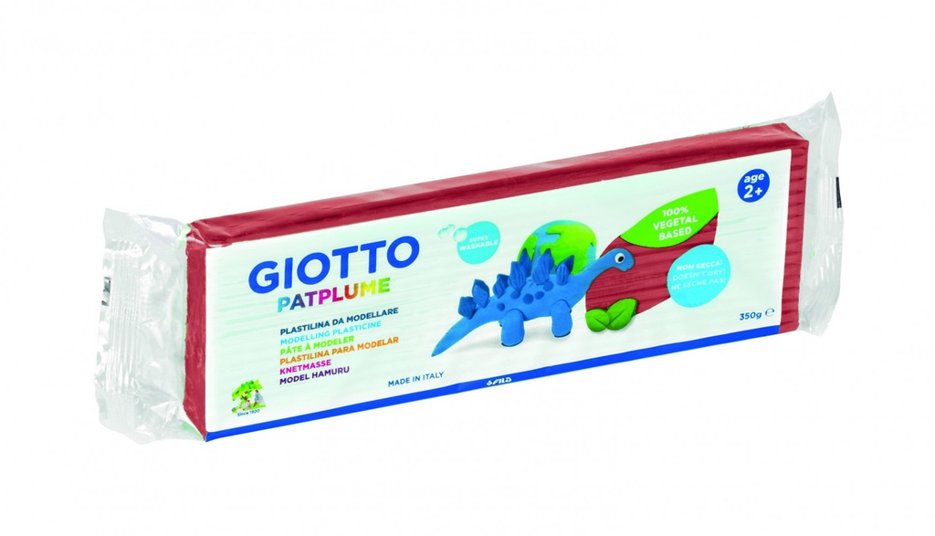 256467 PLASTILINA PATPLUME 350G TERRACOTA GIOTTO