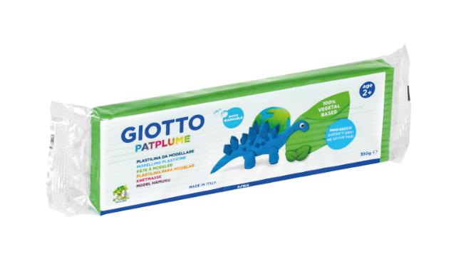 111767 PLASTILINA PATPLUME 350G VERDE CLARO GIOTTO