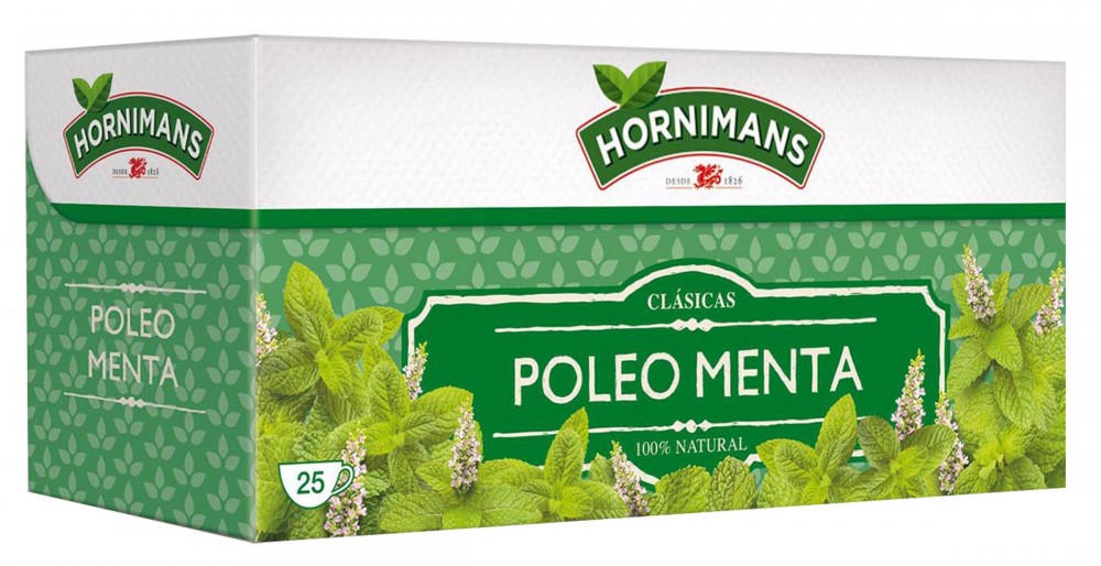 253527 POLEO-MENTA HORNIMANS CAJA DE 25 SOBRES