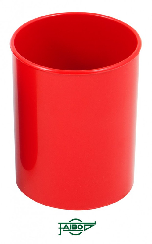 150189 PORTALAPICES PLASTICO ROJO 205 FAIBO