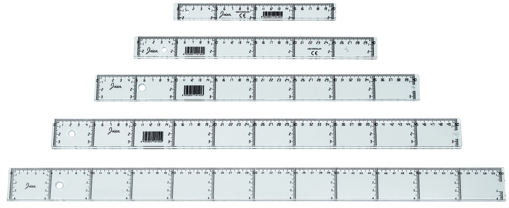 230045 REGLA 30CM GRADUADA TRANSPARENTE BOLSA FAIBO