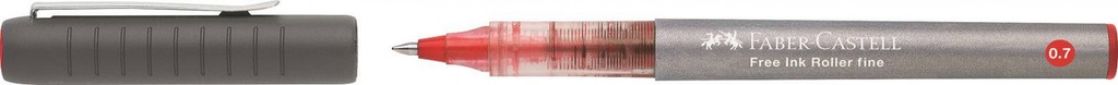 255446 ROLLER FREE INK 0,7 MM ROJO FABER CASTELL