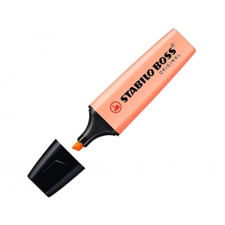 254387 ROTULADOR FLUORESCENTE STABILO BOSS PASTEL NARANJA