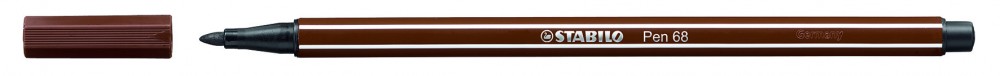 114399 ROTULADOR STABILO ACUARELABLE PEN 68 MARRON 1 MM