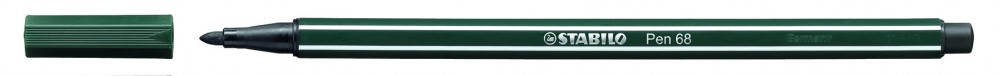 114392 ROTULADOR STABILO ACUARELABLE PEN 68 VERDE TIERRA 1 MM