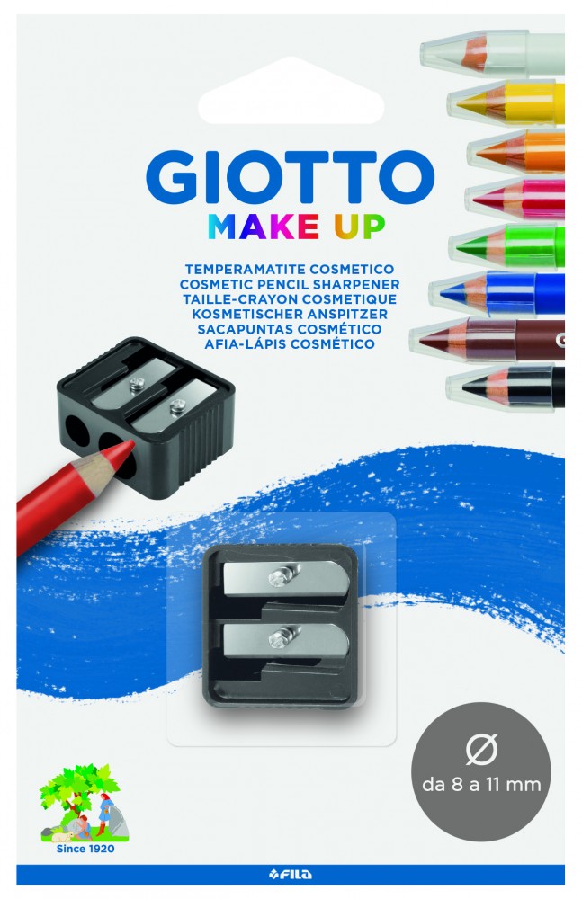 114378 SACAPUNTAS COSMETICO 2 AGUJEROS GIOTTO MAKE UP