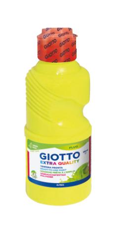 111600 TEMPERA FLUORESCENTE 250 ML AMARILLO FLUOR GIOTTO