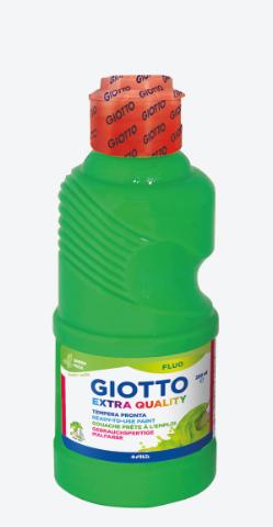 111601 TEMPERA FLUORESCENTE 250 ML VERDE FLUOR GIOTTO