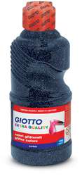 111599 TEMPERA GLITTER AZ.OSCURO 250ML GIOTTO