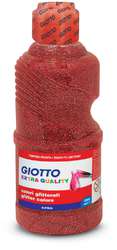 111597 TEMPERA GLITTER ROJO 250ML ROJO GIOTTO