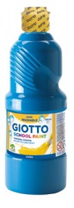 114488 TEMPERA LAVABLE AZUL CYAN 500 ML GIOTTO