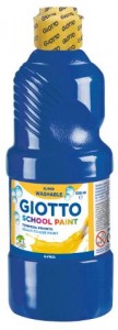 114489 TEMPERA LAVABLE AZUL ULTRAMAR 500 ML GIOTTO