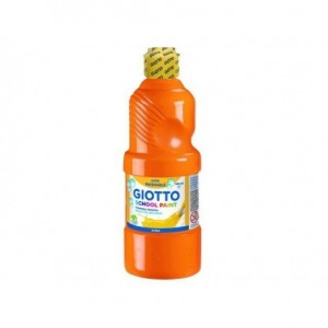 114480 TEMPERA LAVABLE NARANJA 500 ML GIOTTO