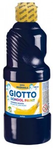 114493 TEMPERA LAVABLE NEGRO 500 ML GIOTTO