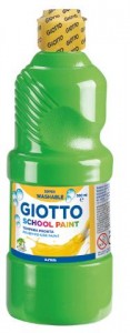 114485 TEMPERA LAVABLE VERDE CINABRIO 500 ML GIOTTO