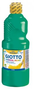 114486 TEMPERA LAVABLE VERDE OSCURO 500 ML GIOTTO