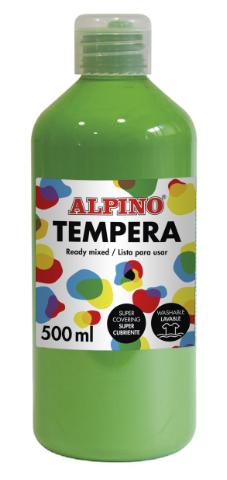 111591 TEMPERA LIQUIDA 500 ML VERDE CLARO ALPINO