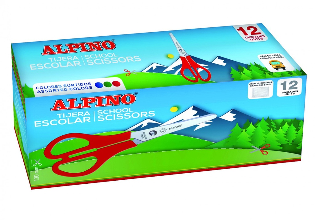 118417 TIJERA ALPINO SCHOOL 130MM UDS ALPINO