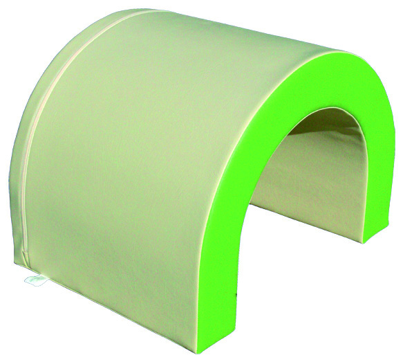 112973 TUNEL CURVO FOAM 60X48X45CM. ALTURA DEL ARCO 35CM REINER