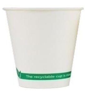 256184 VASOS CARTON BLANCO 4 OZ CAFE 110 ml. BOLSA DE 50 (B03335)