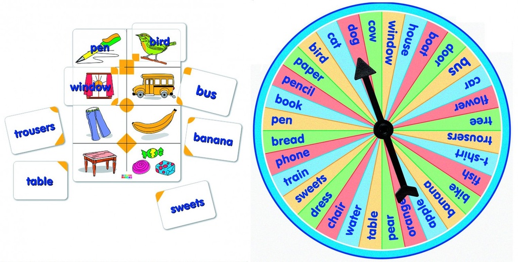 256349 VOCABULARY BINGO TRASLÚCIDO ingles HENBEA