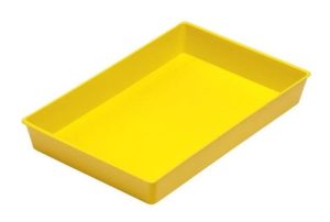 [210-05] 113539 BANDEJA MULTIUSO AMARILLO 23X14,5X3CM CONICA APILABLE FAIBO 210-05