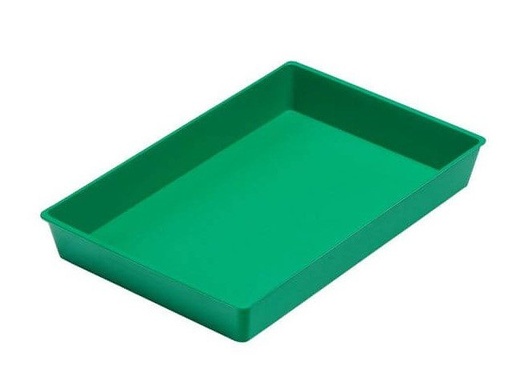 [210-03] 230451 BANDEJA MULTIUSO VERDE 23X14,5X3CM CONICA APILABLE FAIBO 210-03