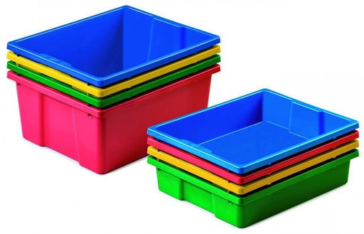 [784-00] 252269 CAJONES MULTIUSO BAJOS SIN TAPA 42X31X7,3CM SURTIDOS PP FAIBO 784-00