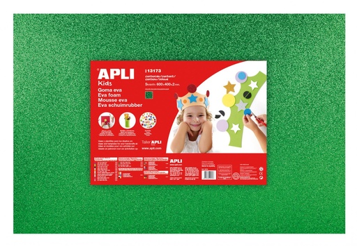 [13173] 118502 GOMA EVA PURPURA VERDE 600X400X2MM 3HJ APLI 13173