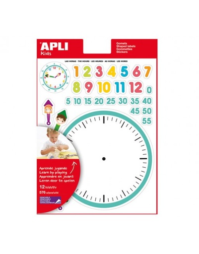 [12790] 112413 GOMETS LAS HORAS REMOVIBLES BOLSA 12HJ 360 UDS. APLI 12790