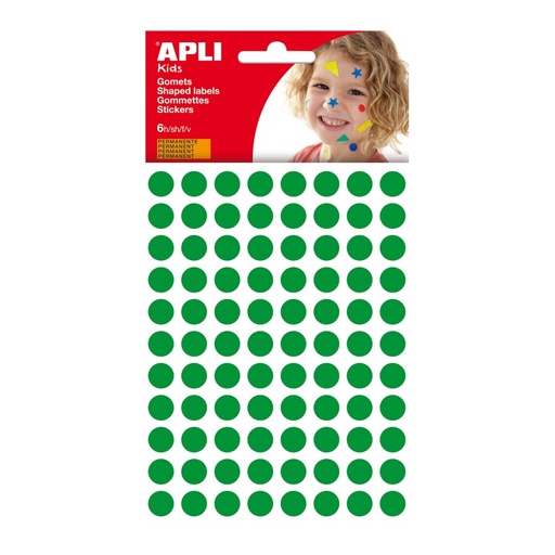 [13233] 112375 GOMETS REDONDOS Ø 10,5MM VE PERMANENTES BOLSA 6HJ 98 UDS. APLI 13233