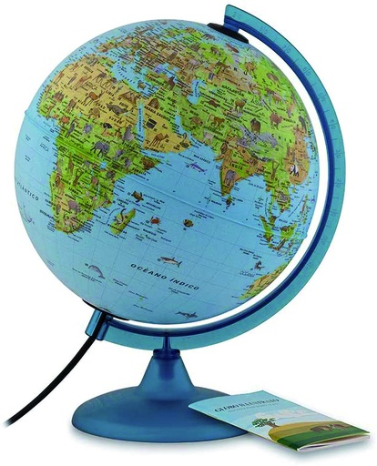 [18501041] 256426 GLOBO TERRAQUEO FISICO Y POPLITICO ARCA 25 CM - SAFARI
