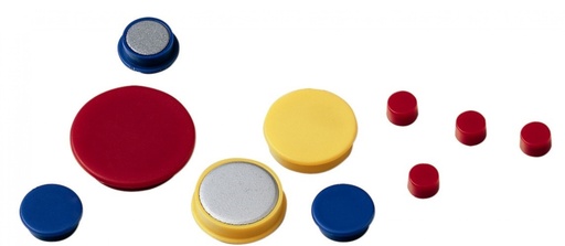 [56-20-20-05] 114638 IMANES REDONDOS 20 mm . BOLSA 20 UDS. AMARILLO FAIBO 56-20-05