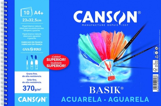 [C200402393] 230249 LAMINAS DIBUJO ACUARELA A3 370G 6H MINIPACKS GUARRO
