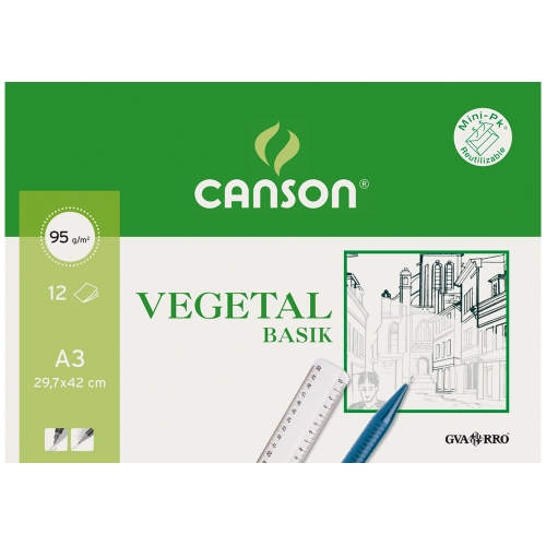 [C200406244] 230277 LAMINAS DIBUJO PAPEL VEGETAL A3 90G 250H. GUARRO