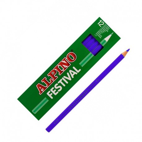 [C0131012] 114154 LAPICEROS COLOR CJ.12 VIOLETA FESTIVAL ALPINO