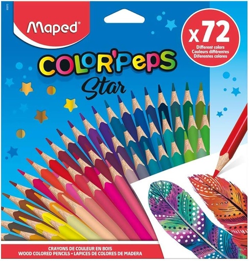 [832072] 255679 LAPICEROS COLOR COLOR'PEPS STAR ESTUCHE 72 UDS COFRAP ESPAÑOLA, S.A. 832072