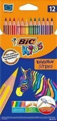 [9505222] 252193 LAPICEROS COLOR EVOLUTION STRIPES 12U BIC