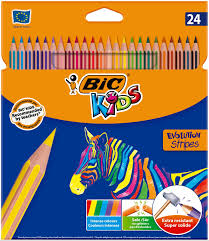 [9505251] 252195 LAPICEROS COLOR EVOLUTION STRIPES 24U BIC
