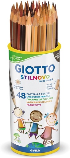 [F516200] 252136 LAPICEROS COLOR GIOTTO STILNOVO SKIN TONES BOTE 48UDS.