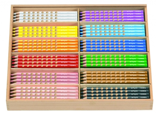 [L3814144] 114159 LAPICEROS COLOR GRUESOS SCHOOLPACK 144 UDS. MINA 4,25 MM LYRA GROOVE FILA IBERIA S.L.