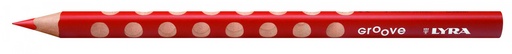 [L3810018] 118374 LAPICEROS COLOR LYRA GROOVE ROJO CJ.12UDS