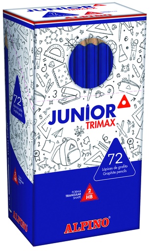 [JU000017] 114075 LAPIZ JUNIOR TRIMAX CJ 72 UDS. ALPINO