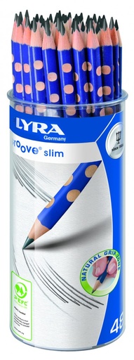 [L1763480] 114079 LAPIZ TRIANGULAR MINA 3,3 MM HB BOTE 48 UDS. SLIM LYRA GROOVE