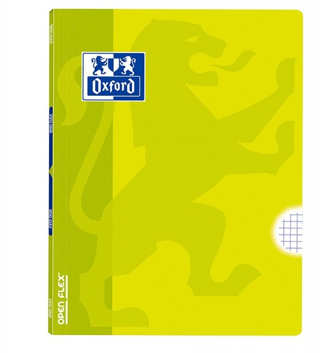 [100735873] 250148 LIBRETA A4+ 48HJ CUADRO 4MM T/PLASTICO OPENXFLEX LIMA OXFORD
