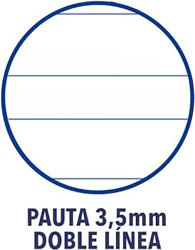 [20049] 250094 LIBRETA A5+ 48HJ 90G PAUTA 3,5MM T/PP FLEXIPAC PACSA.