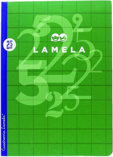 [06A4002] 254847 LIBRETA GRAPADA A4 50H C/2,5MM CUADROVIA LAMELA