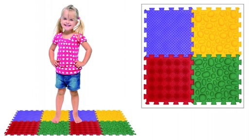 [HOK0797] 256351 LOSETAS SENSORIALES 8UDS DE 25X25CM HENBEA
