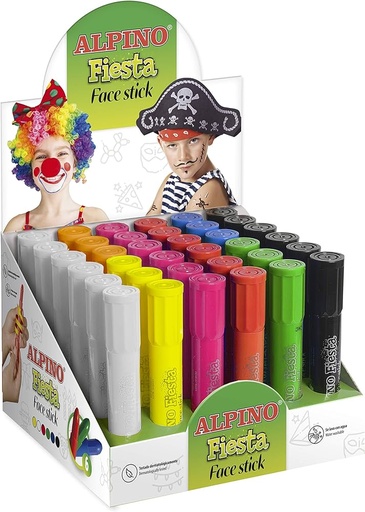 [DL000075] 112202 MAQUILLAJE BARRA STICK EXP.36 UDS. 5G FACE STICK ALPINO
