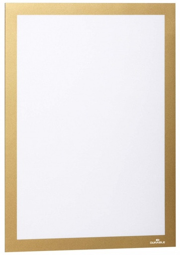 [4872-30] 130851 MARCOS AUTOADHESIVOS A4 ORO PANEL MAGNETICO 2 UDS DURABLE